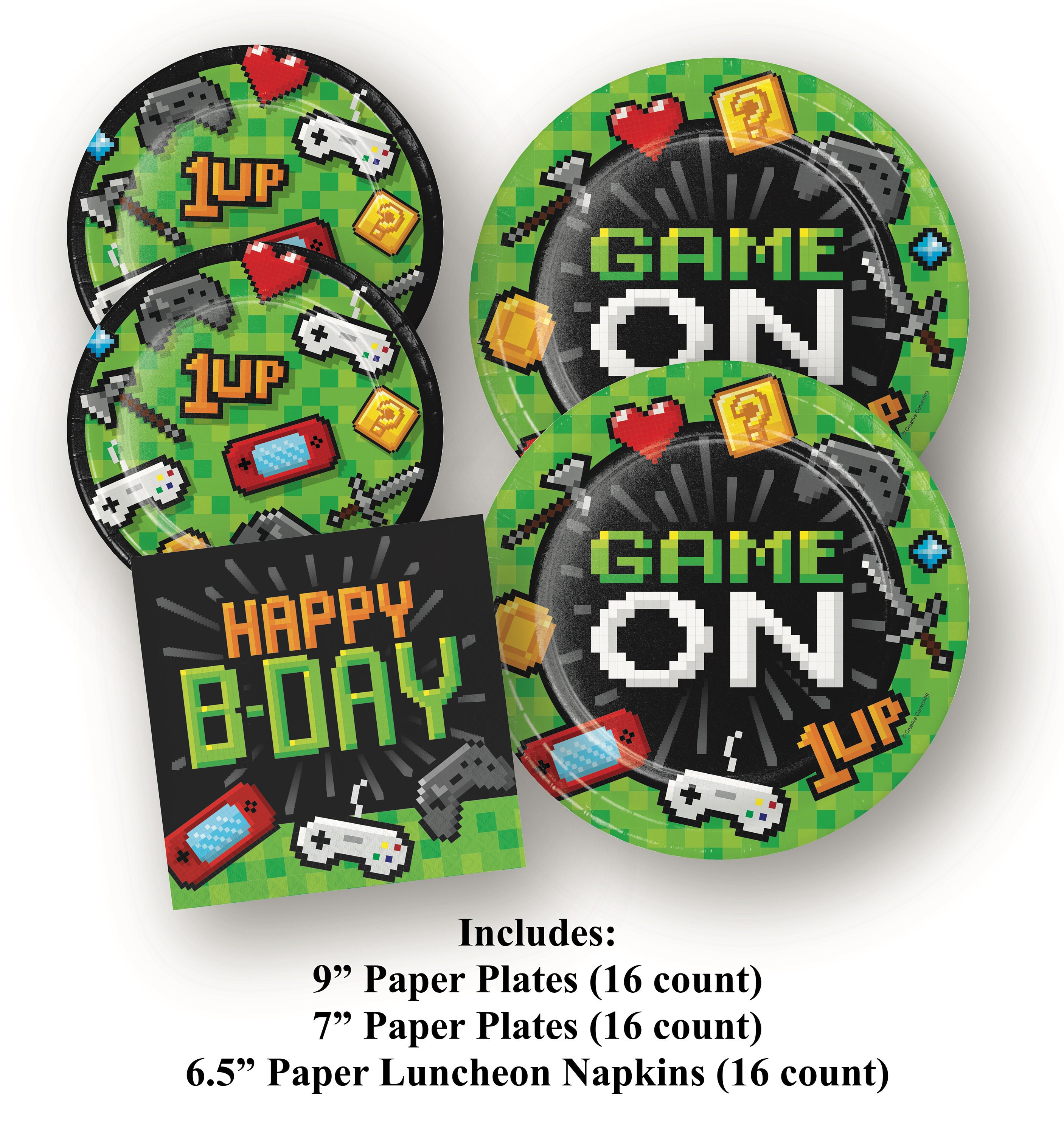 Video Game Party Pack Gaming Party Gaming Birthday Video - Etsy