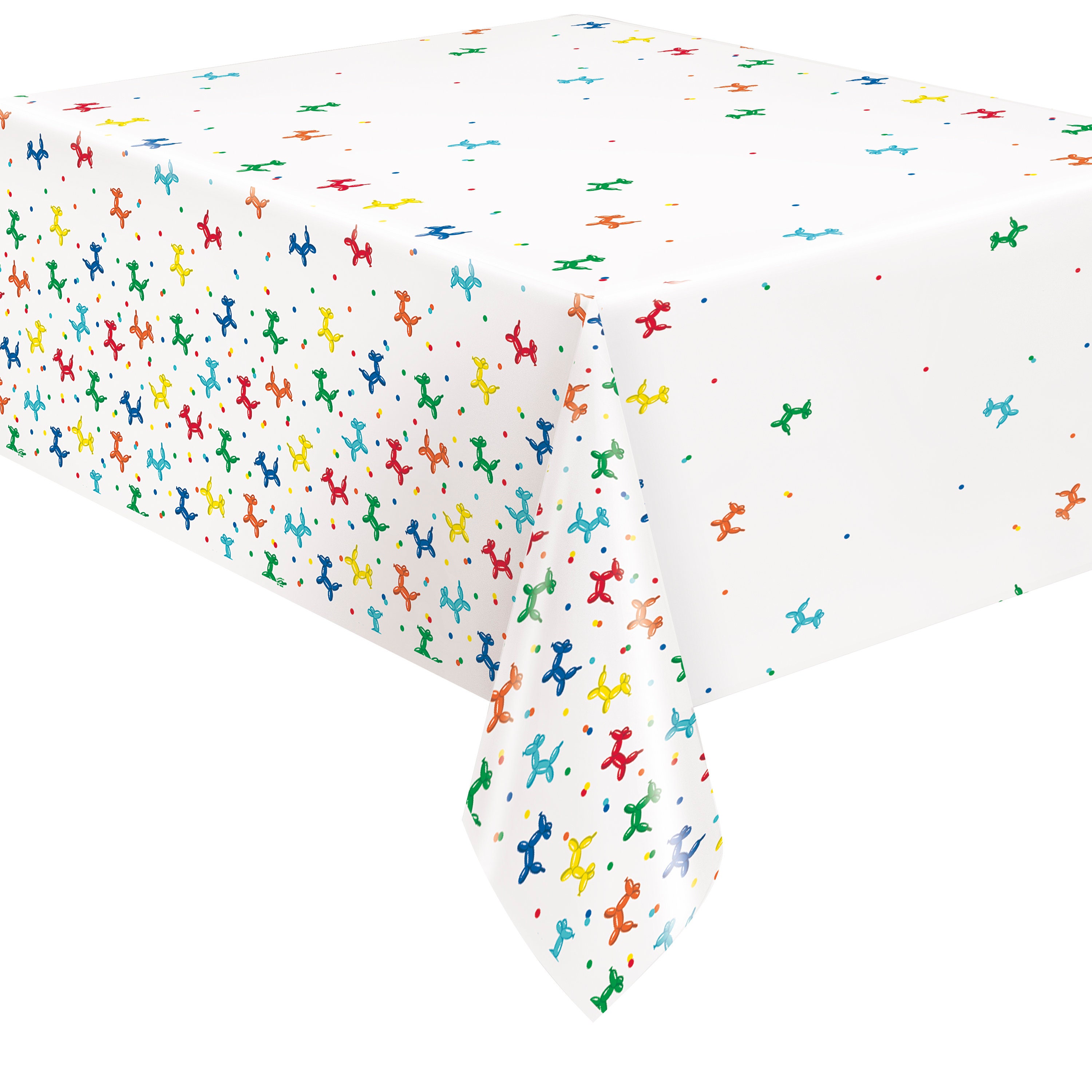 Balloon Dog Tablecloth Balloon Dog Party Supplies Balloon Animal Birthday Decorations Party Table Decorations Kids Birthday