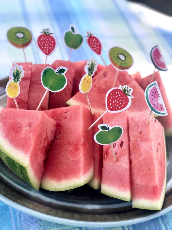 Fruit Party Picks Fruit Birthday, Fruit Party, Citrus Party
