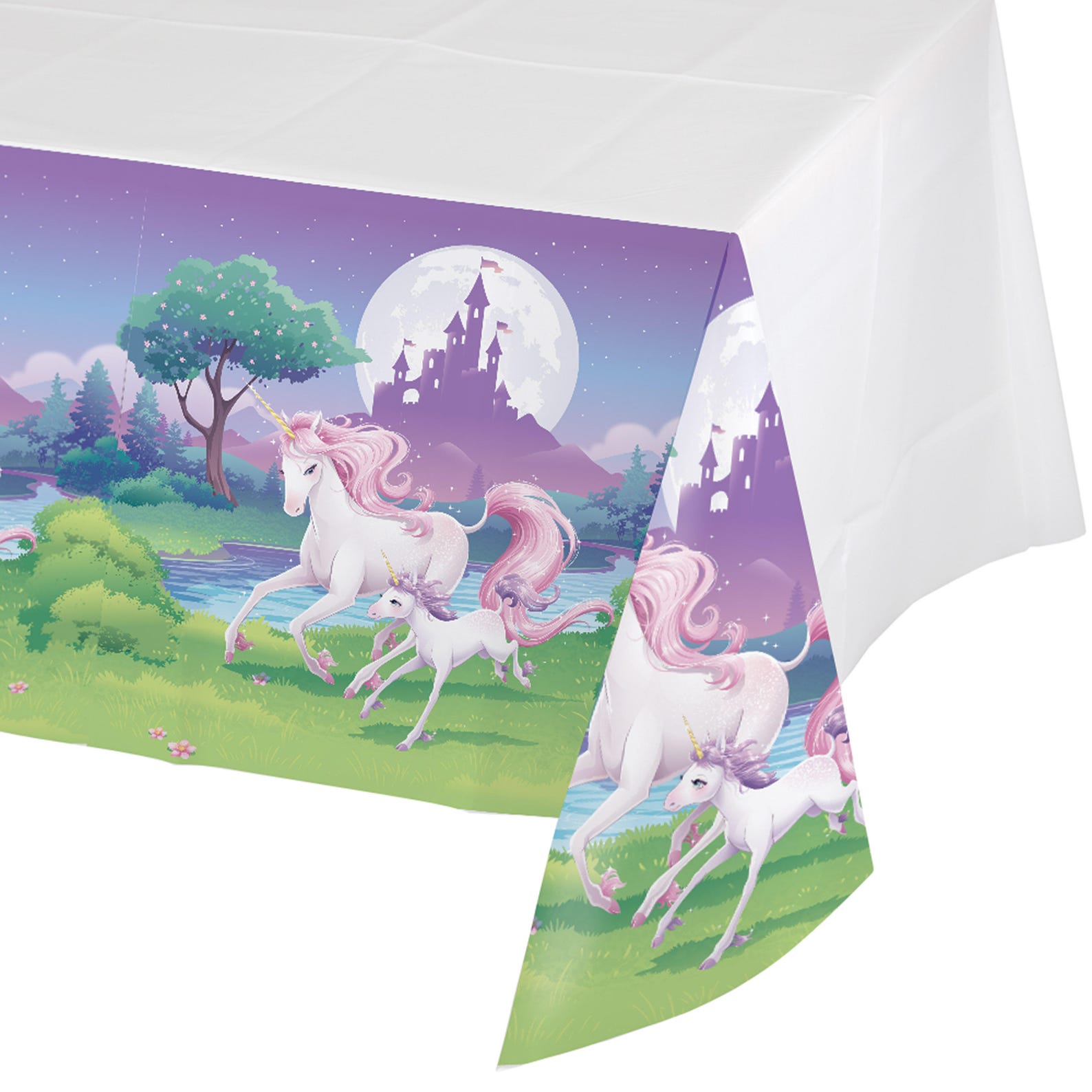 Unicorn Tablecloth Unicorn Birthday Unicorn Party Etsy