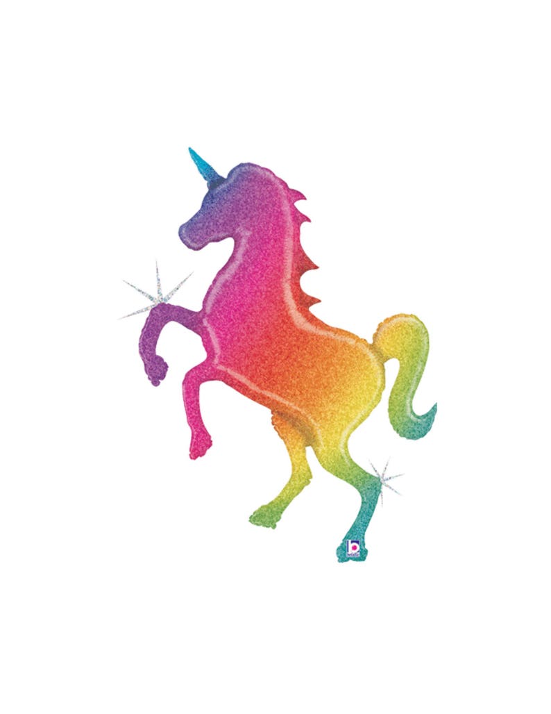 Glitter Balloon Unicorn Birthday Balloon Unicorn Party Balloon 54 Unicorn Balloon Rainbow Party Decorations Unicorn First Birthday