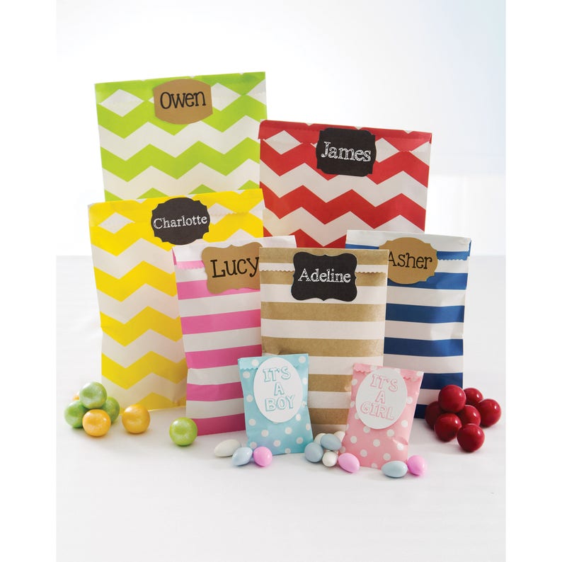 Birthday Party Favors Chevron Bags Fruit Party Treat Bag Lime Chevron Treat Bags Fiesta Baby Shower Lime Favor Bags Goodie Bags
