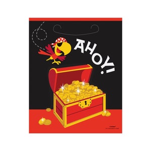 Pirate Loot Bag - Pirate Birthday, Pirate Party, Pirate Favors, Party Favors, Birthday Favors, Favor Bag, Treat Bag, Pirate Party Supplies