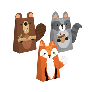 Woodland Favor Bags - Woodland Party Favors, Woodland Birthday Favors, Woodland Favors, Woodland Baby Shower, Woodland Party Decorations
