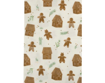Servilletas de jengibre - Fiesta de casita de jengibre, Hombre de jengibre, Servilletas para fiesta navideña infantil, Cumpleaños de jengibre, Vajilla de papel para fiestas