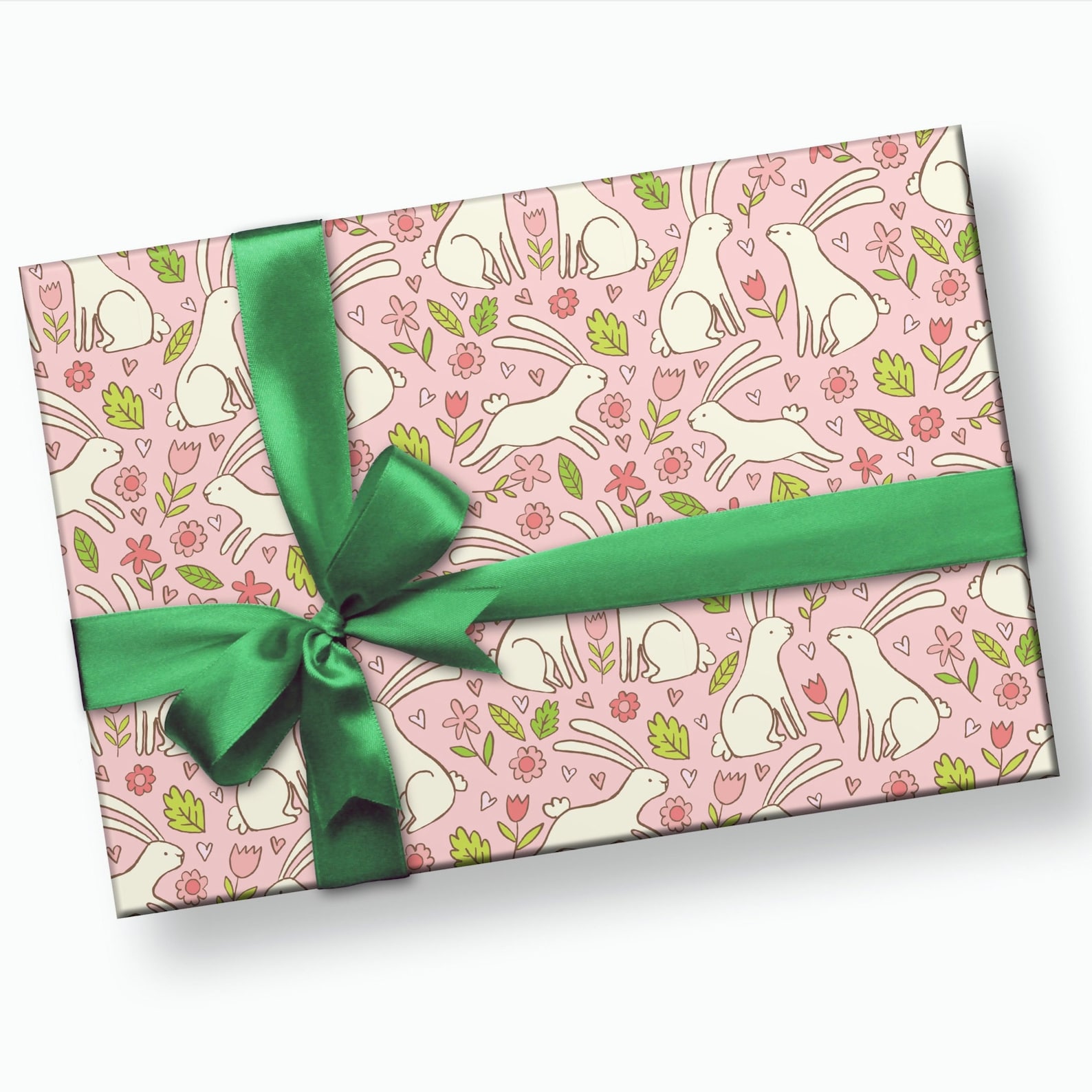 Bunny Gift Wrap Bunny Wrapping Paper Bunny Birthday Gift Etsy