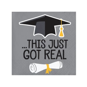 Graduation Napkins - Graduation Party Napkins, Graduation Party Supplies, Grad Party Ideas, High School Graduation, Graduation 2025