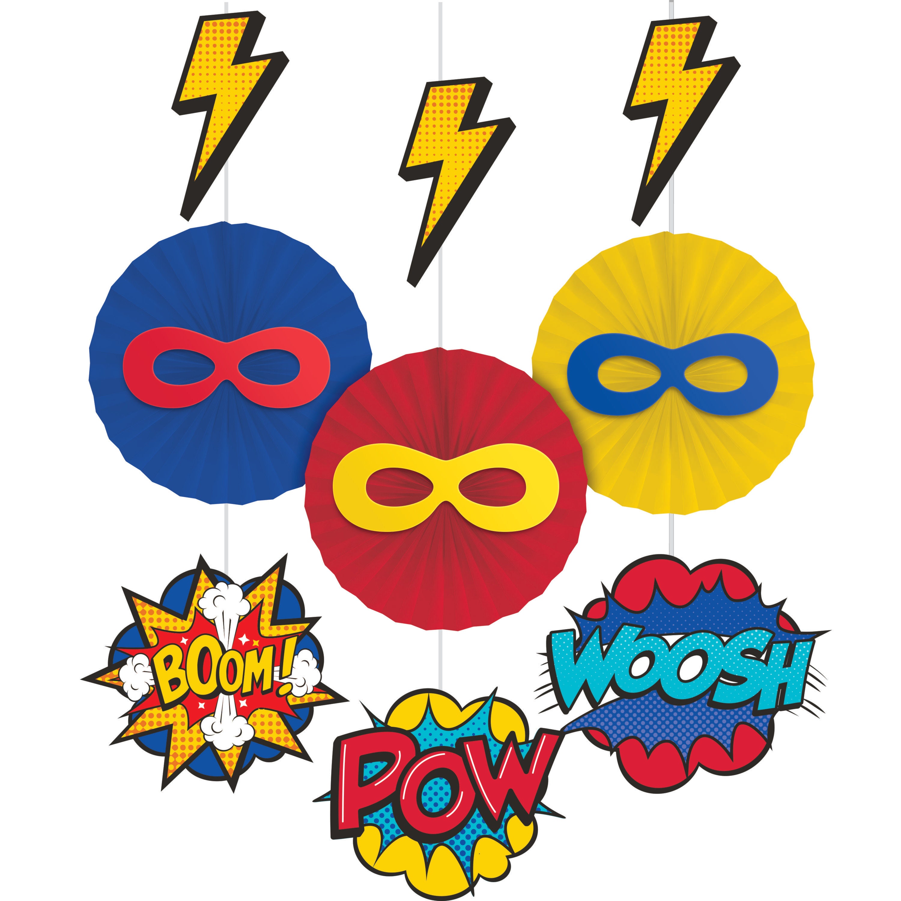 Superhero Party Decorations Superhero Birthday Decorations Etsy