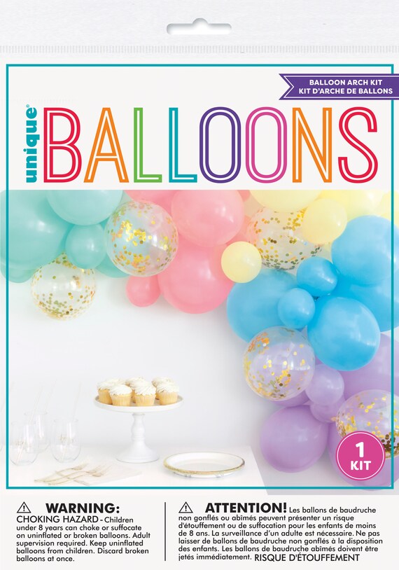 Pastel Balloon Garland Pastel Birthday Decorations, Pastel Balloon