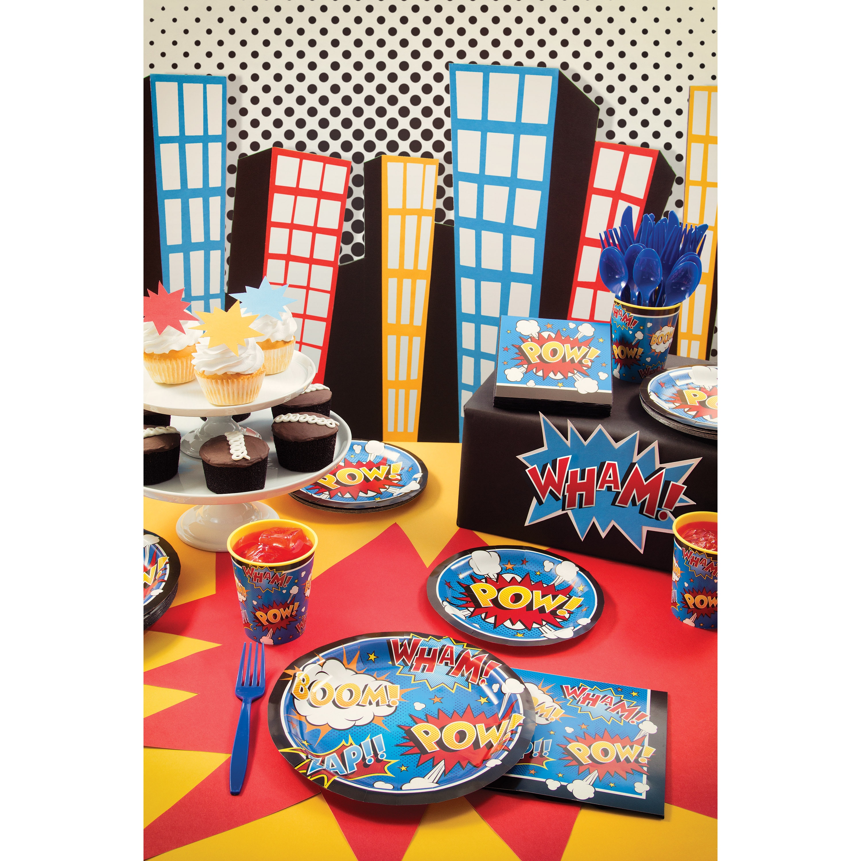 Superhero Plates Superhero Party Decorations Superhero Etsy
