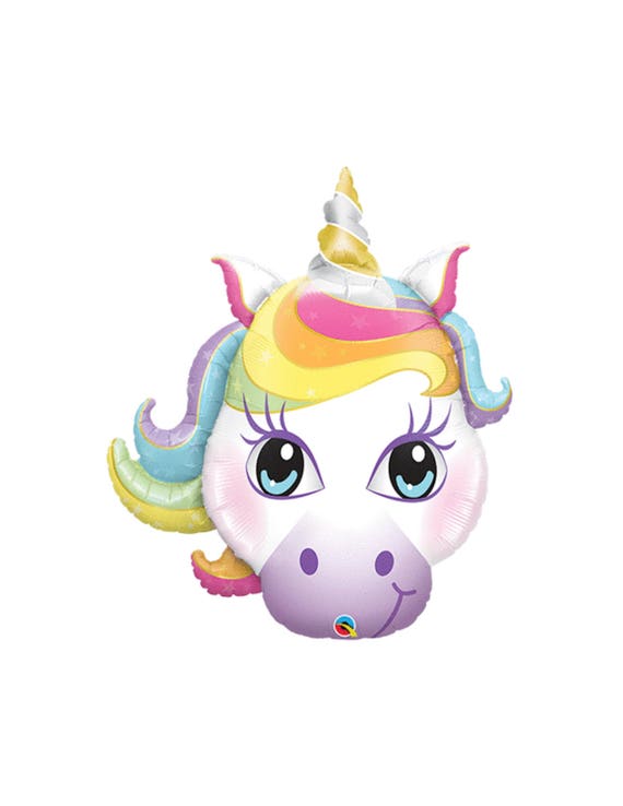 38 Unicorn Balloon Unicorn Birthday Balloon Unicorn Etsy