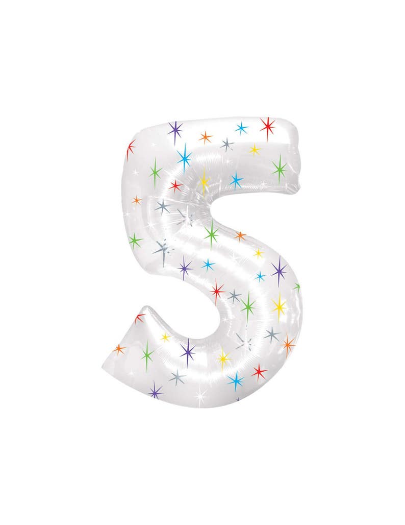 Balloons 5th Birthday Balloon 50th Anniversary Fifth Birthday 50th Birthday 51 Number Balloons Jumbo Balloon Five Balloon