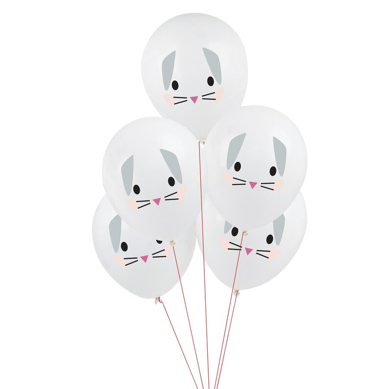 Rabbit Party Decor Bunny Balloons Some Bunny is One Rabbit Birthday Bunny Party Supplies Bunny Birthday Decoration Bunny Decoration