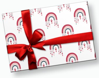 Carta da regalo arcobaleno - Carta da regalo per baby shower, Baby shower arcobaleno, Carta da regalo per compleanno bambina, Carta da regalo arcobaleno, Carta da regalo a forma di cuore