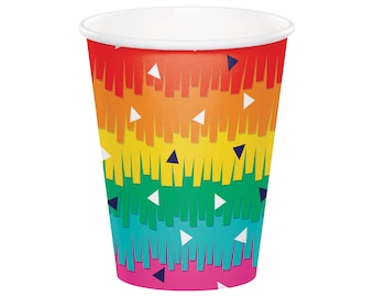 Fiesta Cups - Fiesta Party Supplies, Fiesta Decorations, Fiesta Party Cups, Fiesta Birthday, Fiesta Baby Shower, Party Favor Cups