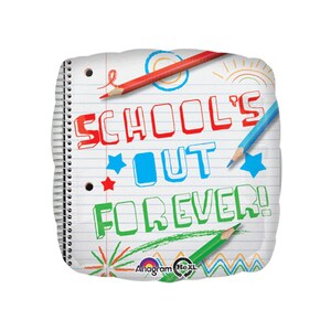 School&#39;s Out Forever Balloon - Graduation Party Balloons, 2025 Graduation Decorations, College Graduation, Graduation Balloon Decorations