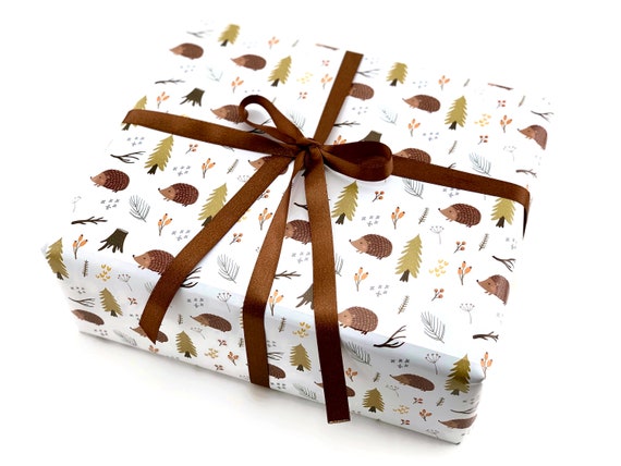 Woodland Critters Baby Wrapping Paper Woodland Critters Baby Wrapping Paper