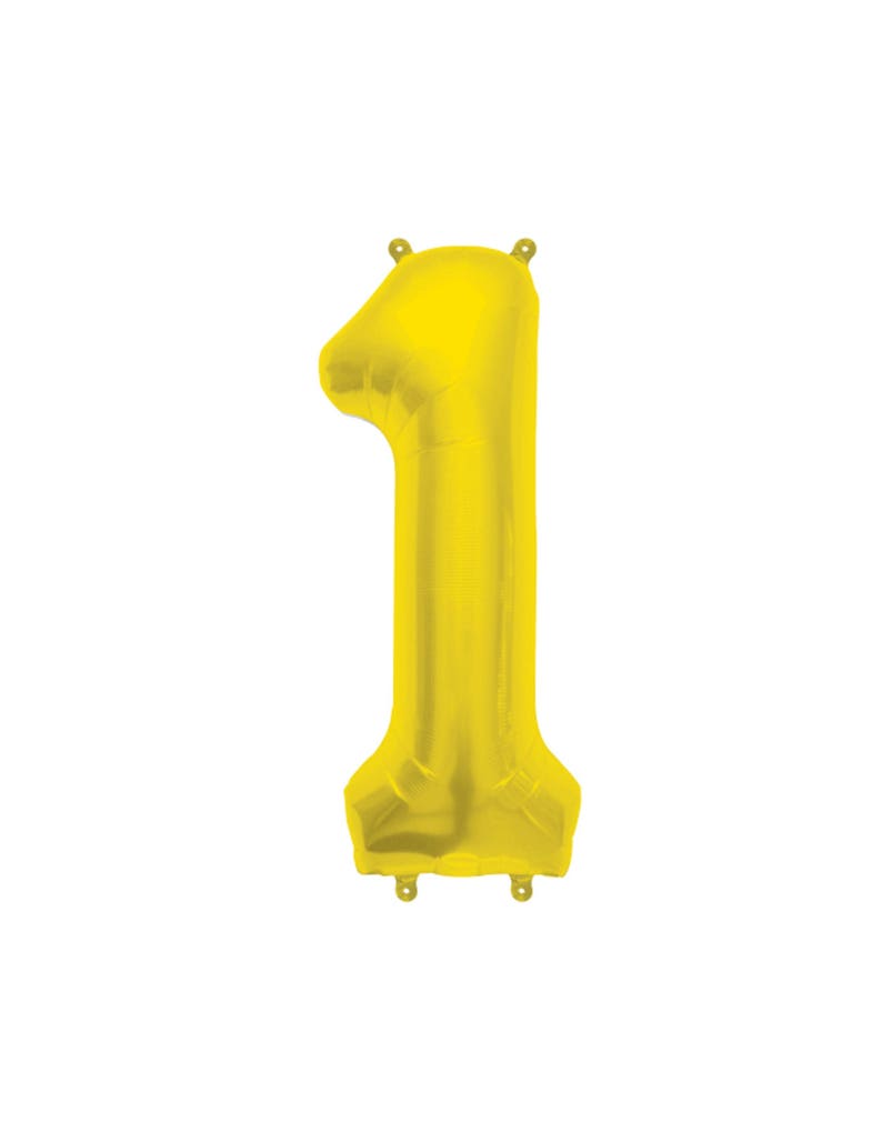 Number Balloon 16 Balloon Birthday Balloons Wild One Party 1st birthday First Birthday Balloons One Balloon Gold 1 Balloon