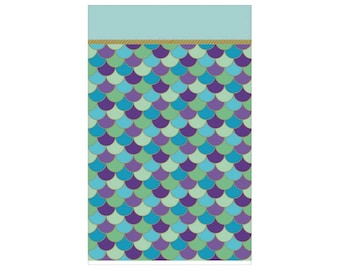 Mermaid Tablecloth - Mermaid Party, Mermaid Birthday, Mermaid Party Decorations, Mermaid Party Supplies, Party Tablecloth