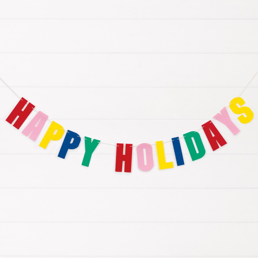 Happy Holidays Banner Holiday Party Decorations Christmas Party Banner happy-holidays-banner-holiday-party-decorations-christmas-party-banner