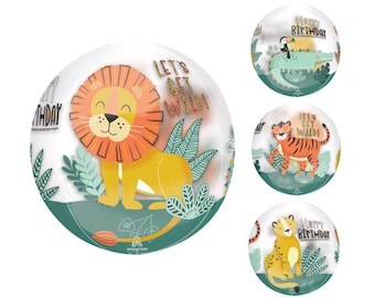 Safari Balloon - Safari Birthday Decorations, Party Animal Birthday, Jungle Party, Safari Party Decorations, Zoo Party, Balloon Decoration