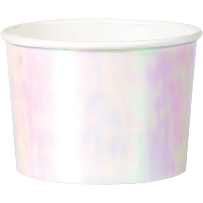 Iridescent Treat Cups Iridescent Party Supplies Iridescent Etsy
