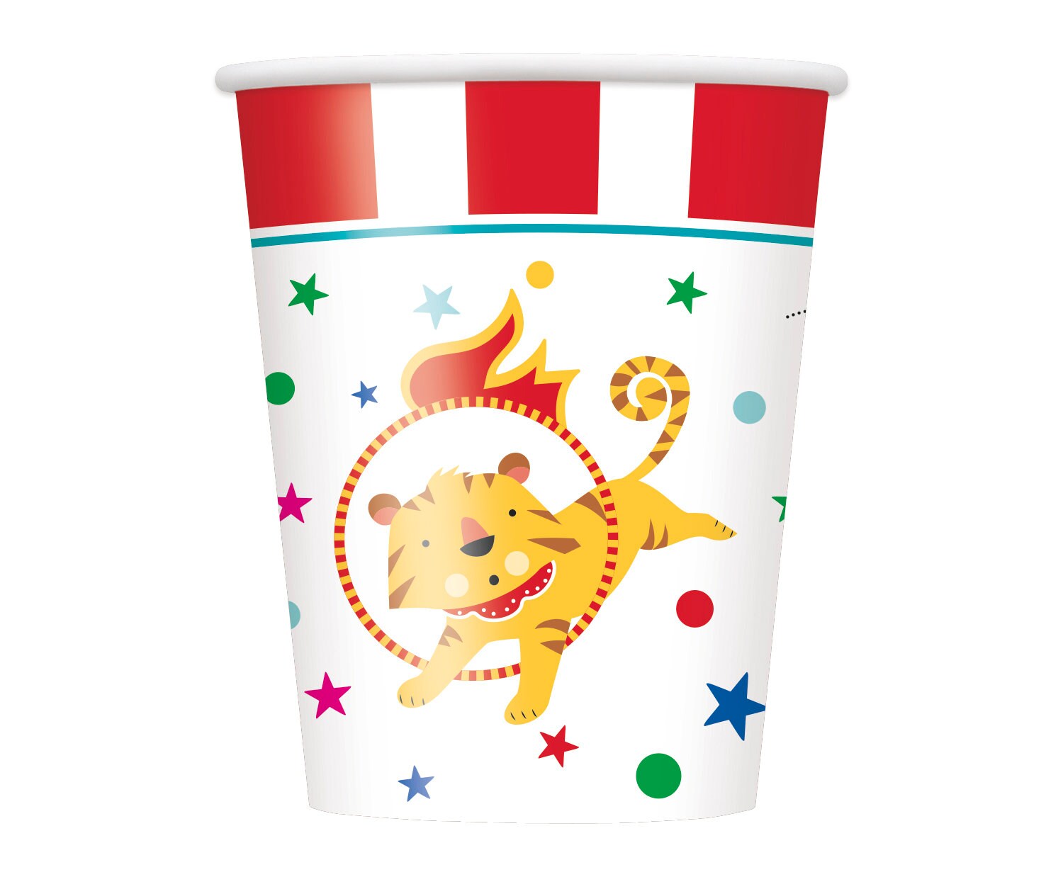 Circus Party Cups Circus Birthday Circus Cups Carnival Etsy