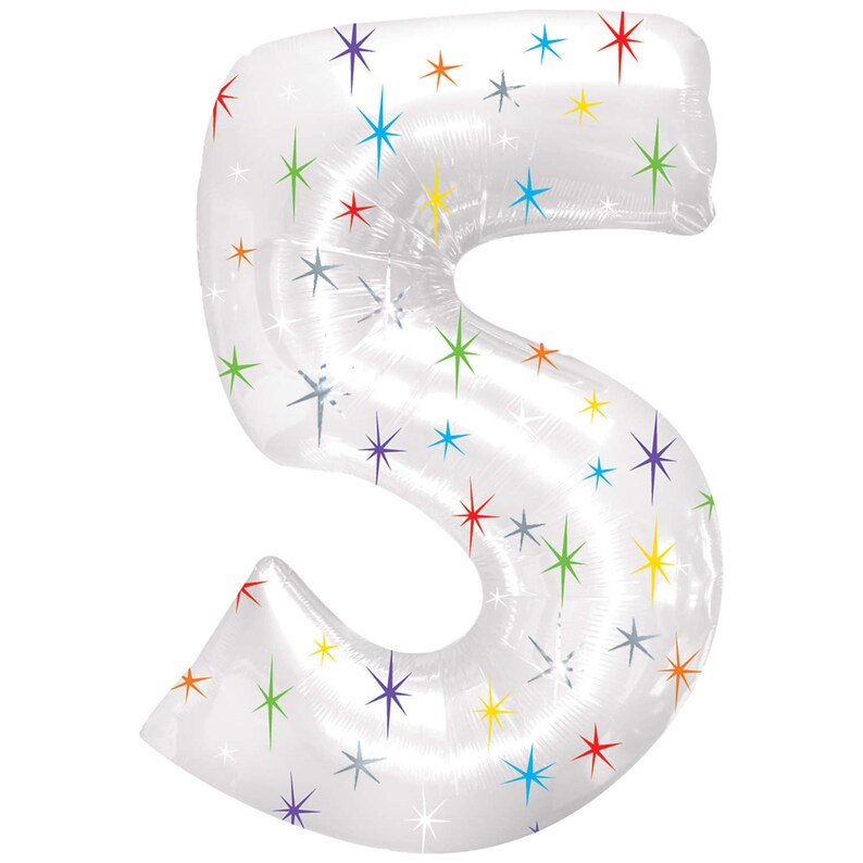 Balloons 5th Birthday Balloon 50th Anniversary Fifth Birthday 50th Birthday 51 Number Balloons Jumbo Balloon Five Balloon