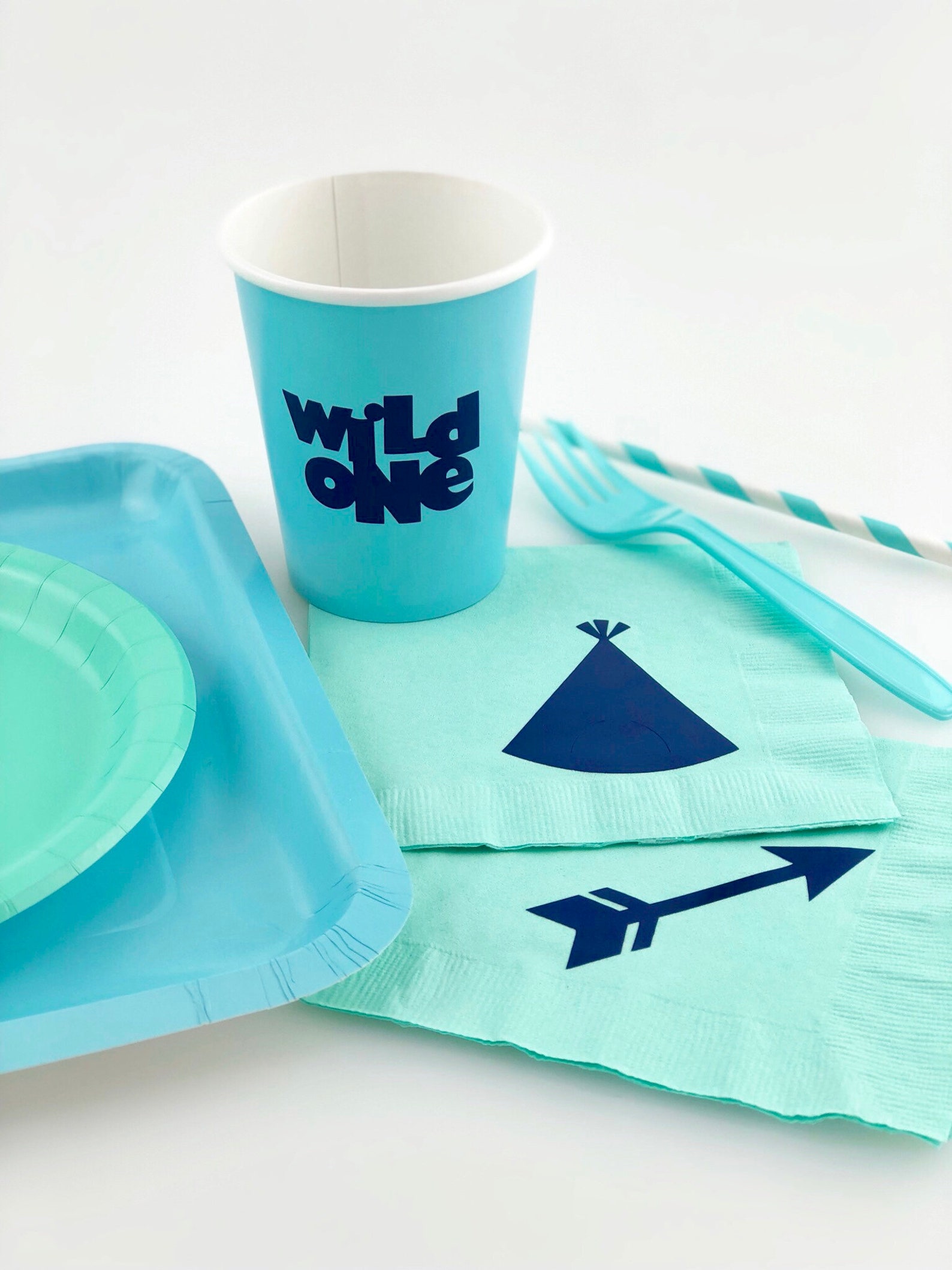 Wild One Party Set Wild One Birthday Wild One Paper Plates Etsy