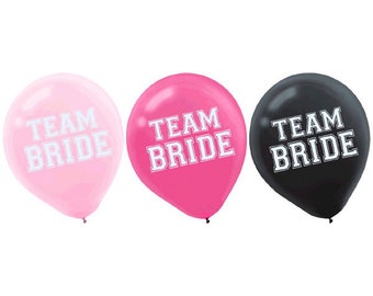 15 globos para el equipo de la novia: despedida de soltera, despedida de soltera, futura novia, decoraciones para despedidas de soltera, decoración para fiestas, globos para fiestas