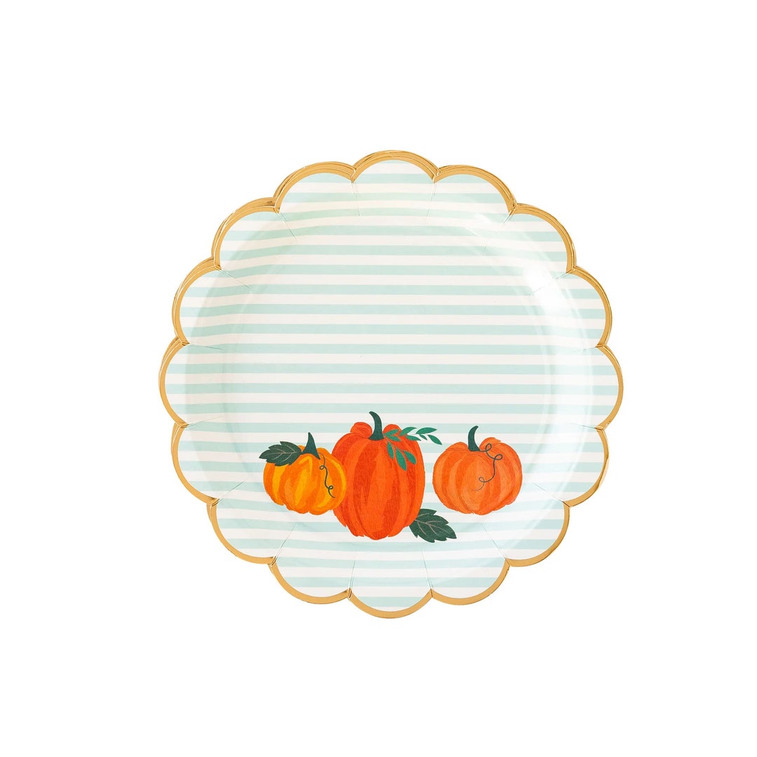 Harvest Party Plates - Fall Party Decorations, Little Pumpkin Baby ...