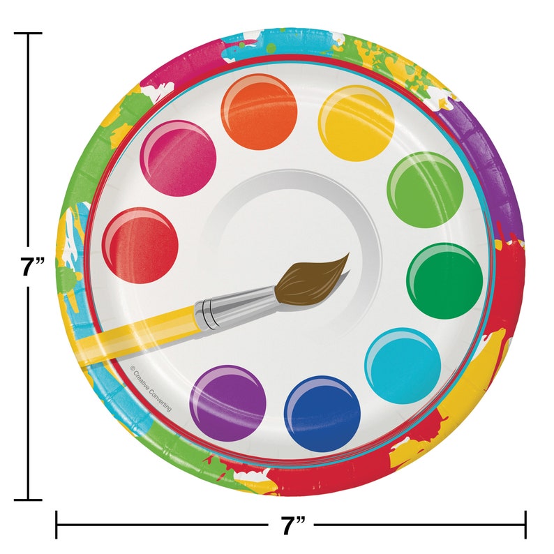 Art Party Pack Paint Party Art Birthday Paint Birthday Etsy