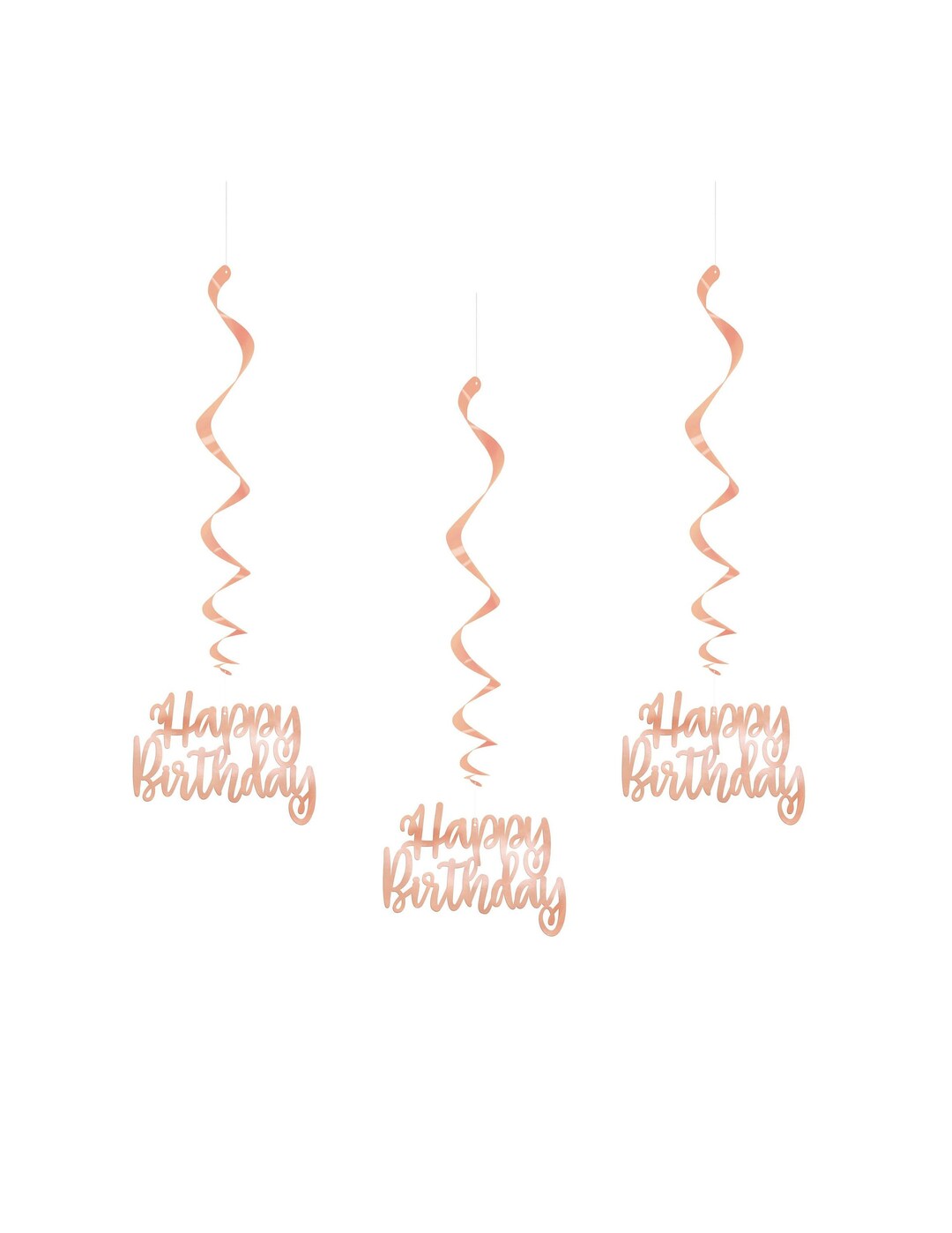 Rose Gold Birthday Decorations - Rose Gold Party Decorations, Rose Gold