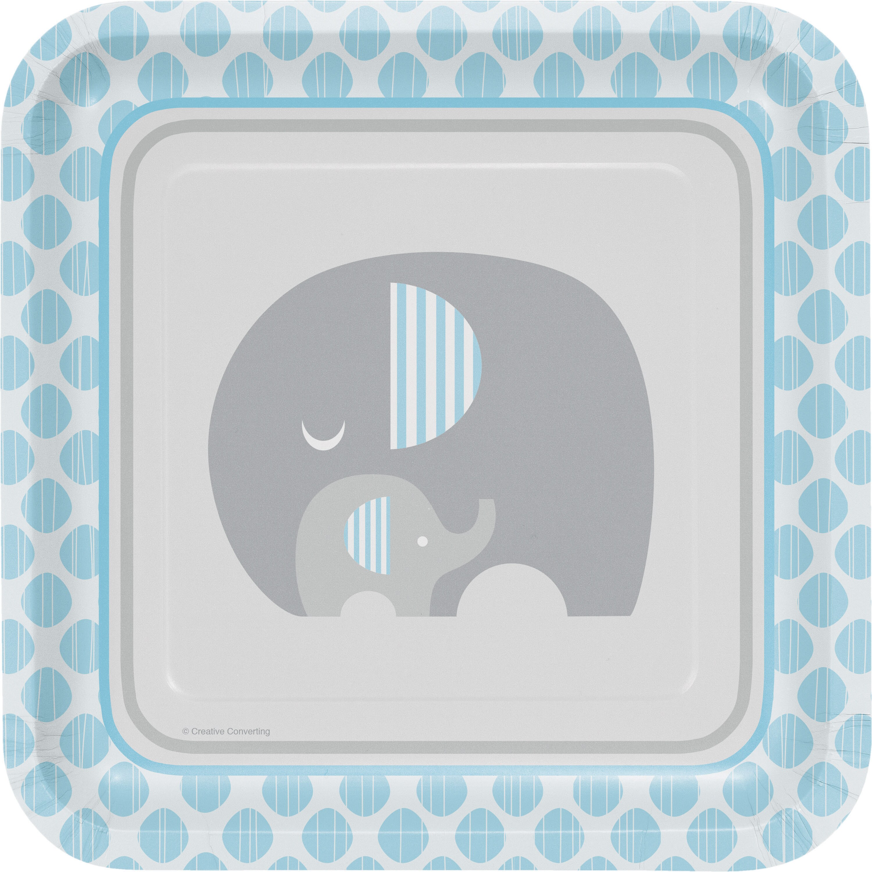 9 Elephant Party Plates Elephant Baby Shower Elephant Etsy