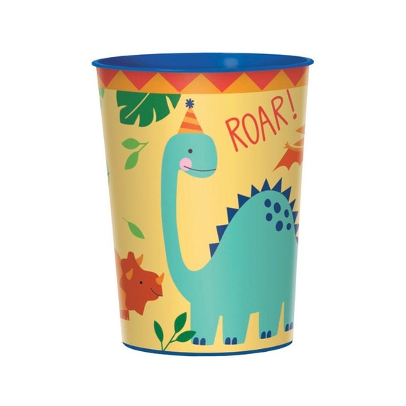 Reusable Dinosaur Cup Dinosaur Party Supplies Dinosaur Etsy