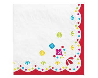 40 Fiesta Party Napkins - Fiesta Birthday Napkins, Cinco de Mayo, Fiesta Bachelorette, Fiesta Party Decorations, Fiesta Birthday Supplies