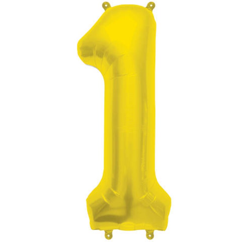 Number Balloon 16 Balloon Birthday Balloons Wild One Party 1st birthday First Birthday Balloons One Balloon Gold 1 Balloon