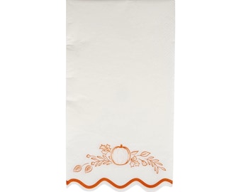 Pompoen papieren servetten 24kt – herfst Thanksgiving dinerservetten, oogstfeestservetten voor babyshower, verjaardag of familiediner