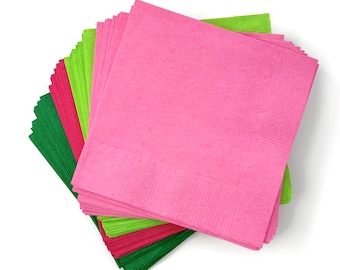 Watermelon Party Napkins - One in a Melon, Birthday Decorations, Watermelon Birthday, First Birthday, Party Decorations, Fruit Party