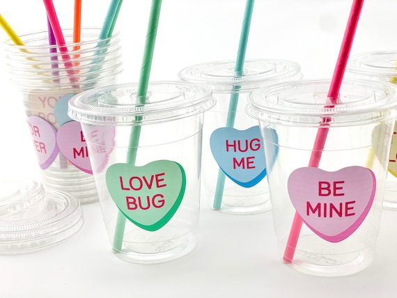 Valentines Day Party Cups Valentines Day Cups, Valentines Day for