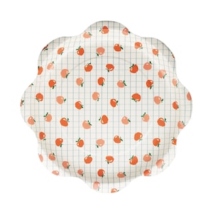 Back to School Apple Plates 8ct – First Day of School Teacher Appreciation Class Party Disposable Paper Plates Kids Kindergarten Preschool