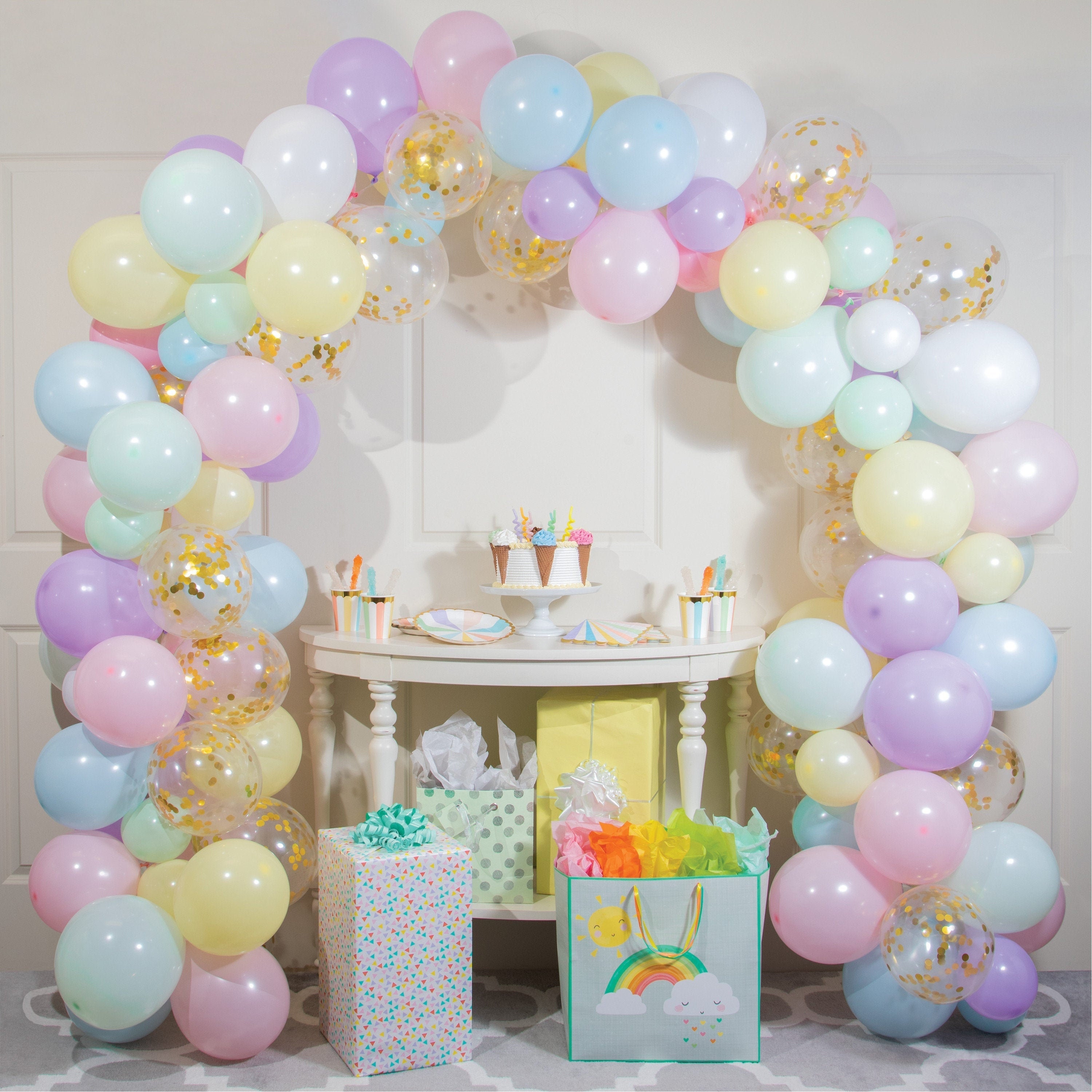 Pastel Balloons for Birthday Party Decor Garland Arch Kit- 135Pcs for Pastel  Colour Happy Birthday Decorations Items/ Baby Shower Decoration Items  Set/Unicorn Birthday Supplies - Party Propz: Online Party Supply And  Birthday