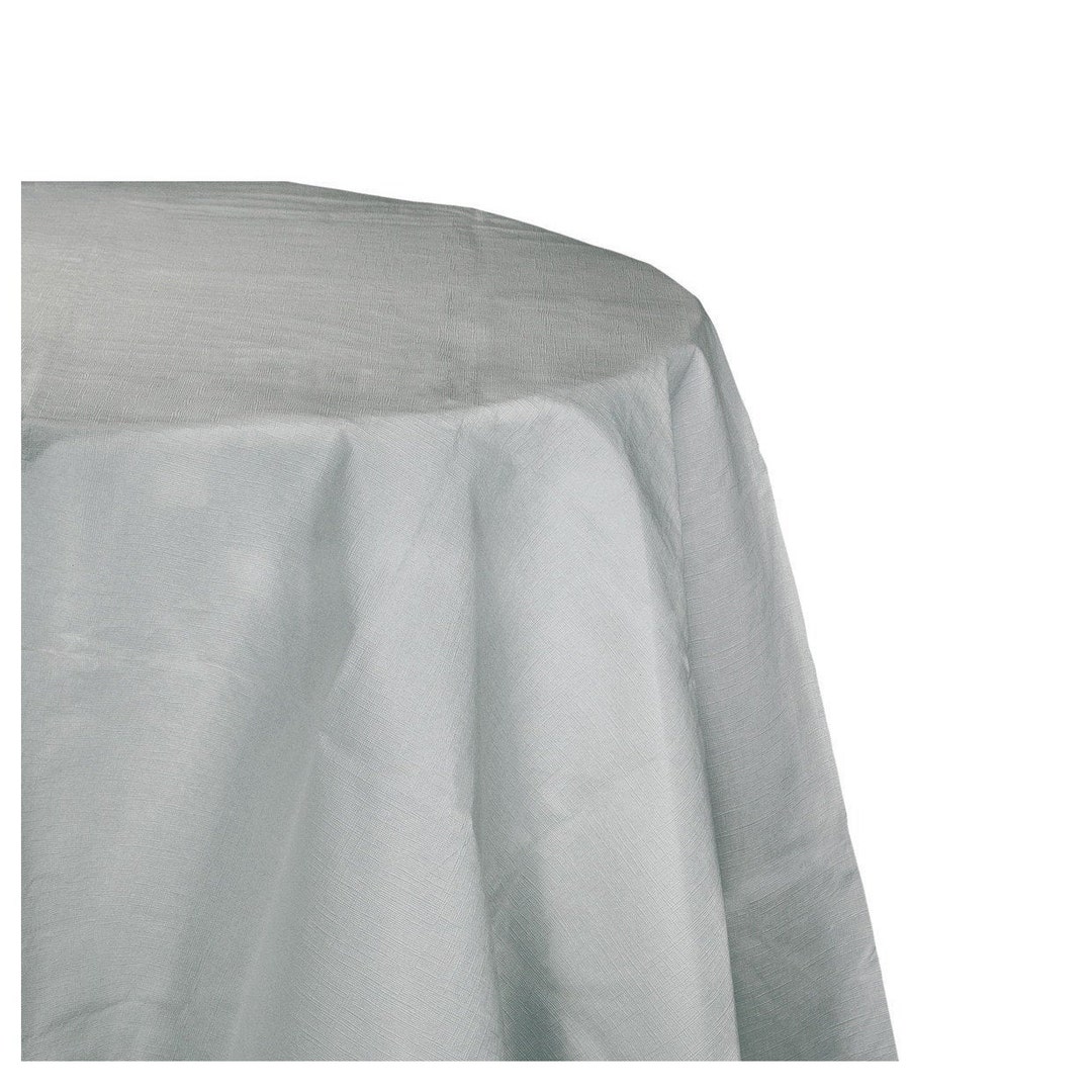 Silver Tablecloth Round Table Cloth, Wedding Tablecloth, Mermaid Birthday, Bachelorette Party