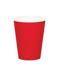 24 Red Cups - Red Party Supplies, Bachelorette Party Cups, Fiesta Party Cups, Ladybug Birthday, Red Favor Cups, Treat Cups, Red Paper Cups