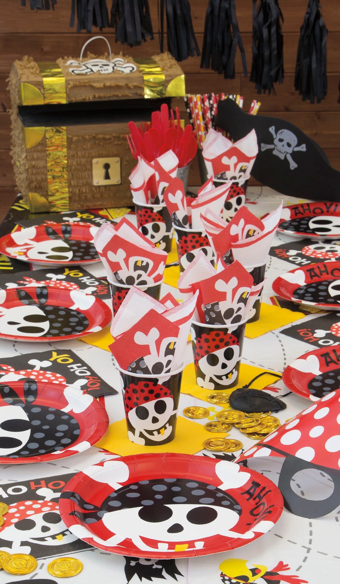 Pirate Party Plates Pirate Birthday Supplies Party Etsy