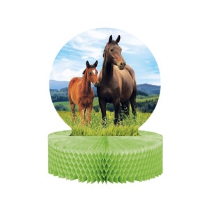 Horse Party Centerpiece - Horse Birthday, Pony Birthday, Horse Party Supplies, Western Birthday, Birthday Decorations, Horse Party Decor
