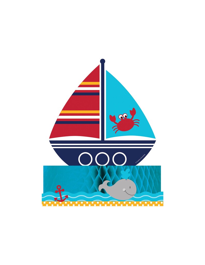 Ahoy Baby Whale Baby Shower Nautical Birthday Nautical Baby Shower Decorations Nautical Centerpiece Anchor Nautical Party Decor