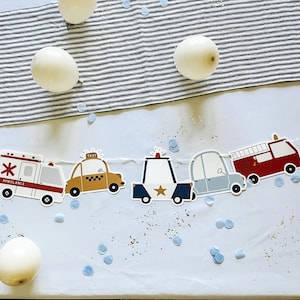 Banner de fiesta de vehículos - Decoraciones de fiesta de transporte, Honk Beep Vroom, Decoraciones de cumpleaños de automóviles, Banner de cumpleaños, Decoración de fiesta de automóviles