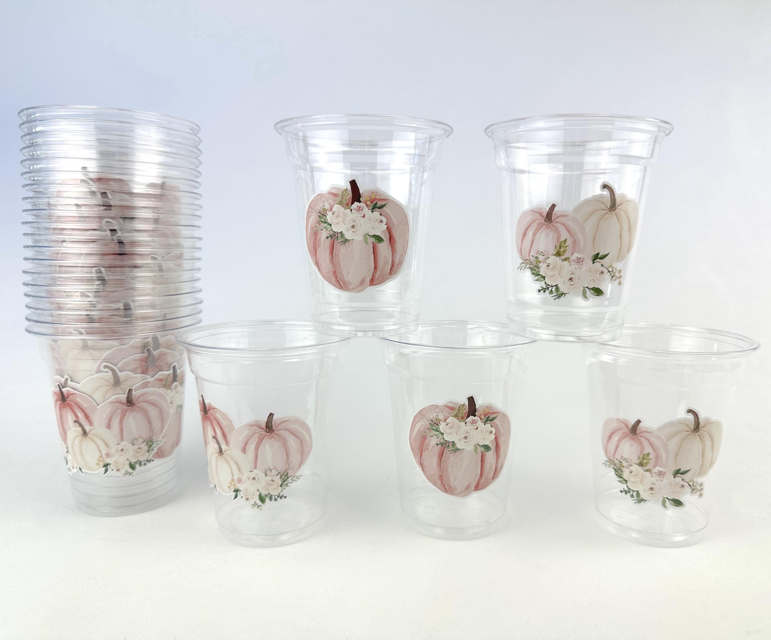 Floral Disposable Plastic Cups - Etsy