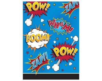 Superhero Favor Bags - Superhero Party, Super Hero Party, Party Decorations, Loot Bags, Treat Bags, Superhero Favors
